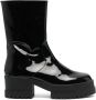 Clergerie Wilmerv 70mm patent-leather ankle boots Black - Thumbnail 1