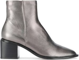 Clergerie Xenia metallic ankle boots Grey