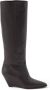 Closed 70mm wedge boots Brown - Thumbnail 1