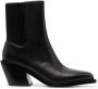Coach 75mm pointed-toe leather ankle boots Black - Thumbnail 1