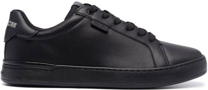 Coach embossed-logo low-top sneakers Black