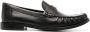 Coach logo-plaque leather loafers Black - Thumbnail 1