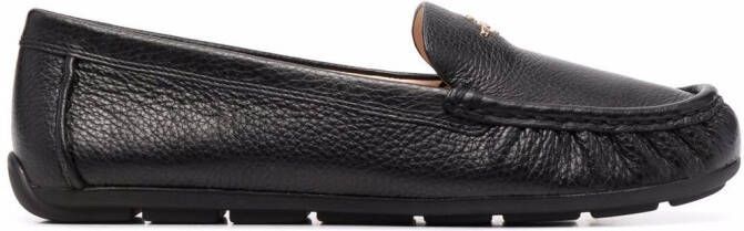 Coach Marley leather driver loafers Black