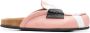 College slip-on leather mules Pink - Thumbnail 1