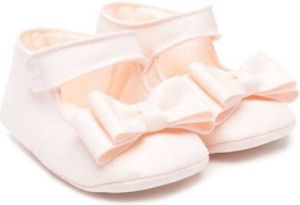 Colorichiari bow-detail ballerina shoes Pink
