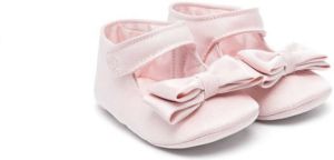 Colorichiari bow-detail ballerina shoes Pink