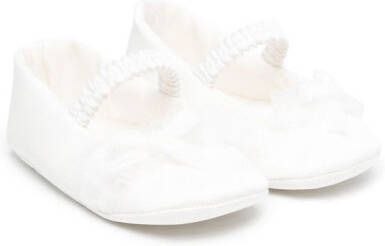 Colorichiari bow-detail ballerina shoes White