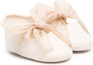Colorichiari bow-detail Mary Jane shoes Neutrals