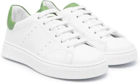 Colorichiari colourblock leather sneakers White