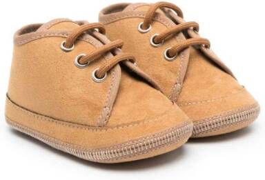 Colorichiari lace-up faux-suede shoes Brown