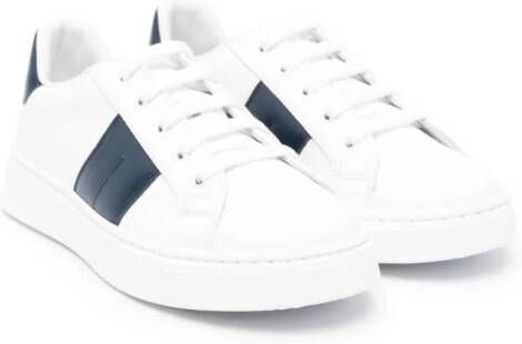 Colorichiari panelled leather sneakers White