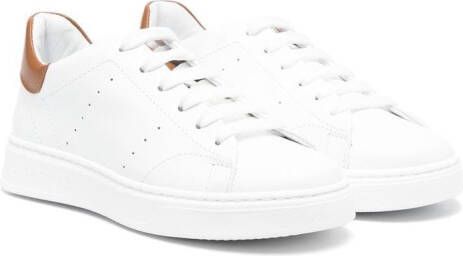 Colorichiari perforated detail low-top sneakers White