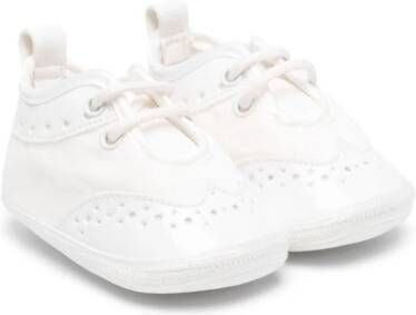 Colorichiari perforated panelled sneakers White