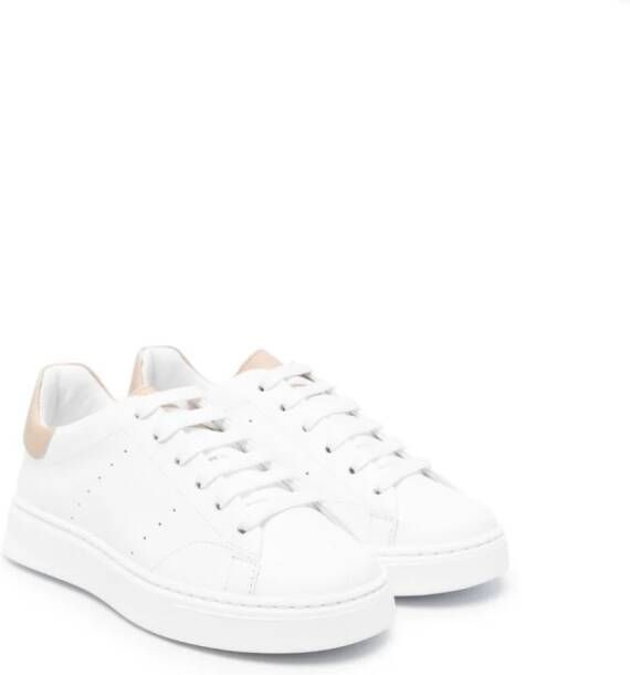 Colorichiari stud-embellished leather sneakers White
