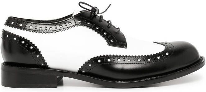 Comme Des Garçons Comme Des Garçons perforated-detail lace-up brogues Black