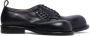 Comme des Garçons Homme Plus asymmetric leather Derby shoes Black - Thumbnail 1