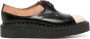 Comme des Garçons Homme Plus colour-block leather oxford shoes Black - Thumbnail 1