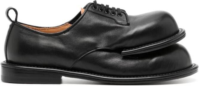 Comme des Garçons Homme Plus double-toe leather Derby shoes Black