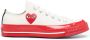 Comme Des Garçons Play x Converse logo-print contrast sole sneakers Neutrals - Thumbnail 1
