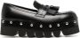 Comme des Garçons TAO stud-embellished leather loafer shoes Black - Thumbnail 1