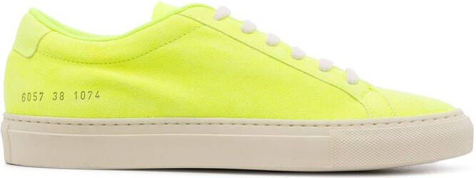 Common Projects Achilles fluorescent trainers Yellow