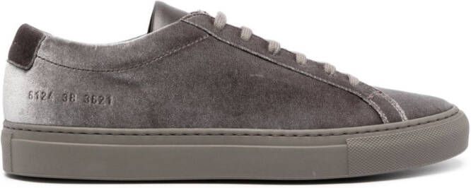 Common Projects Achilles velvet sneakers Grey