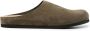 Common Projects asymmetric-toe suede clogs Green - Thumbnail 1