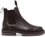 Common Projects Chelsea pebbled-leather ankle boots Brown - Thumbnail 1