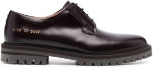 Common Projects chunky-sole Derby shoes Red