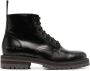 Common Projects Combat leather ankle boots Black - Thumbnail 1
