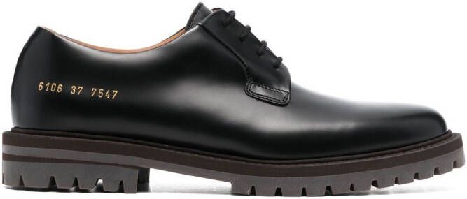 Common Projects lace-up derby shoes Black