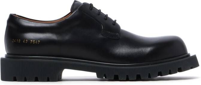 Common Projects lace-up leather Derby shoes Black
