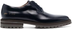 Common Projects lace-up leather derby shoes Blue