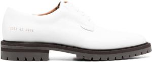 Common Projects lace-up leather derby shoes White