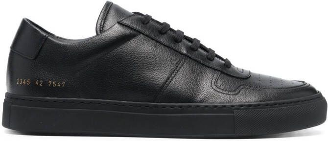 Common Projects lace-up leather sneakers Black