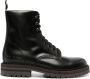 Common Projects leather Combat boots Black - Thumbnail 1