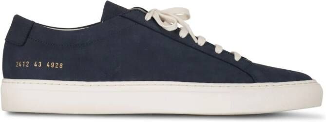 Common Projects leather lace-up sneakers Blue