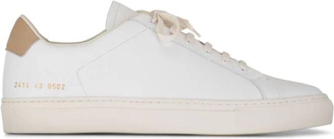 Common Projects leather lace-up sneakers White