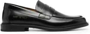 Common Projects leather penny loafers Black