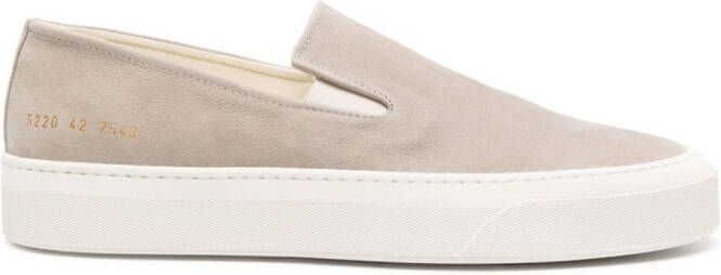 Common Projects leather slip-on sneakers Grey