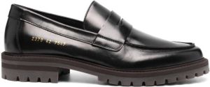 Common Projects lug-sole penny loafers Black