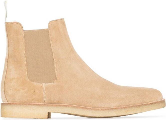 Common Projects nude Cheslsea boots Neutrals