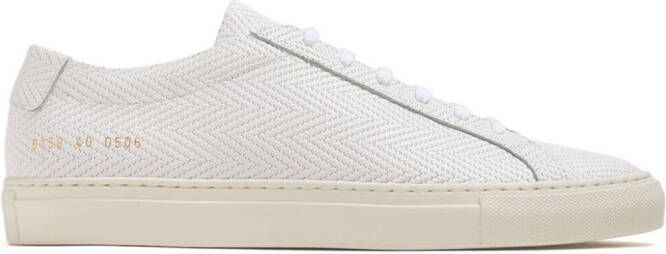 Common Projects Original Achilles Basket Weave leather sneakers White