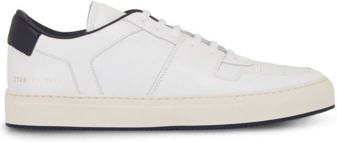 Common Projects panelled lace-up sneakers White