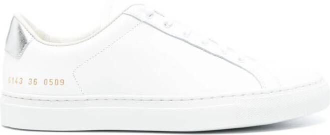 Common Projects panelled leather sneakers White