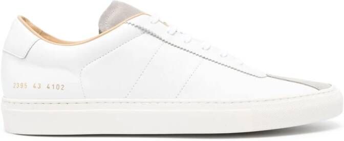 Common Projects panelled-suede leather sneakers Neutrals