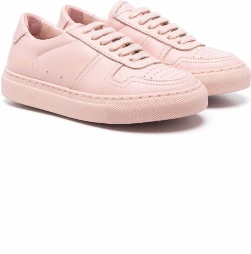 Common Projects perforated lace-up sneakers Pink