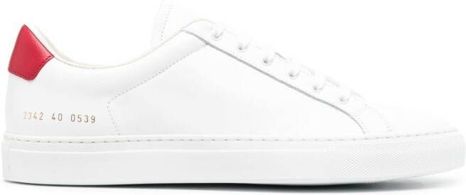 Common Projects Retro Low leather sneakers White