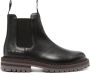 Common Projects serial-number leather Chelsea boots Black - Thumbnail 1