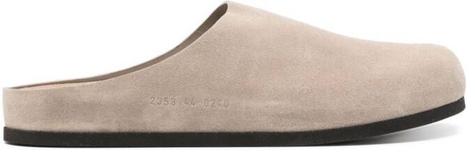 Common Projects slip-on suede clogs Neutrals